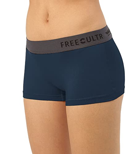 Image of Freecultr Women's Underwear Antibacterial Micromodal Airsoft | Boy Shorts| No-Itch No-Chafing Sweat-Proof & Super Soft Innerwear for Daily Comfort | Lightweight Breathable & Flexible Fit
