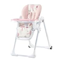 Kinderkraft Yummy Foldable High Chair, Double Tray, Grey