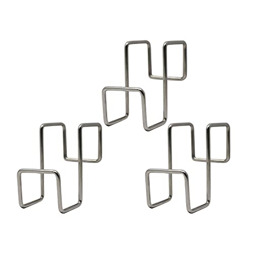 セーブ・インダストリー Save Industries SV-6568 Stainless Steel Door Hooks, Set of 3