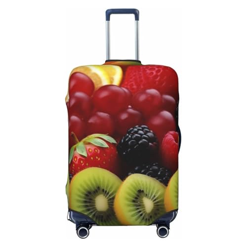 Fresh fruit Luggage Cover Elastic Washable Suitcase Cover Anti-Scratch Suitcase Protector Spandex Luggage Protector Travel Baggage Covers for 18-32 inch Luggage, X-Large
