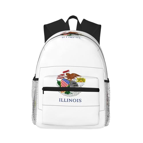 Sac à dos Illinois State Flag léger pour randonnée et sport