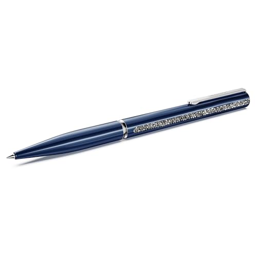Stylo bille Crystal Shimmer bleu laqué Swarovski idéal pour le bureau et vos notes