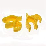 Farbe: Gelb C-FUNN 2Xblack Bonnet Stay Rod Clips Für Classic Ford Escort Sierra Capri - Gelb