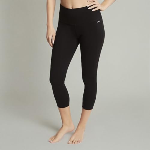 Jockey Women's Cotton Stretch Basic Capri Leggings3