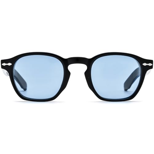 Image of HEPIDEM Acetate Glasses Frame Men Women Square Eyeglasses Optical Spectacles MZEPH