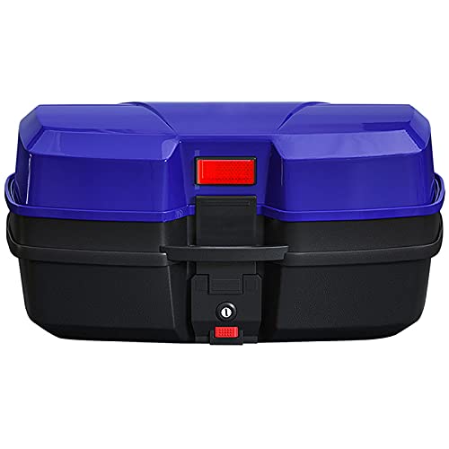 Baúl de moto de 45L caja de almacenamiento trasera universal con piezas de montaje