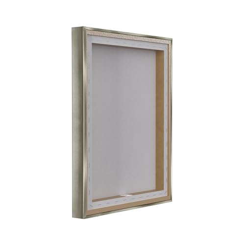 Image of Jungle Animals Bathroom Signage, 16 x 20 Inch Canvas in Floater Frame Set | Stupell Industries . By Rachel Nieman . Ready to hang . Great for bath and laundry . Made in USA