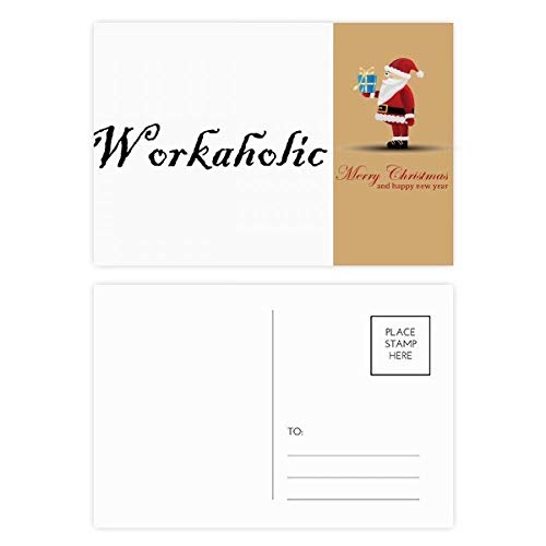 Cartes postales de remerciement Santa Claus lot de 20 pièces pour vœux de Noël