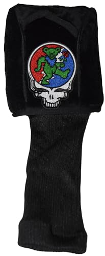 Generic Dancing Bear with Rose Steal Your Face Golf Head Cover Selection (Driver (fits460cc)), Black