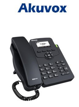 Akuvox SP-R50 IP Phone with handset and stand