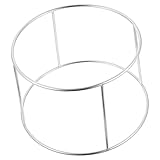 Holibanna Meeresfrüchte -Gericht stehen Gestell Ebenen Tellerregal für Lebensmittel Geschirrständer Ständer für Pizzapfannen Pizzahalter aus Edelstahl Rostfreier Stahl Silver