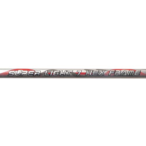 Raquette de badminton ASHAWAY Superlight 7 à structure rigide Hex