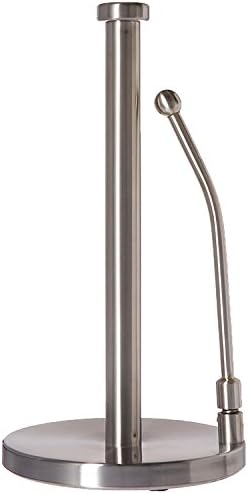NILICAN Stainless Steel Vertical Roll Paper Towel Holder Kitchen Bedroom Bathroom