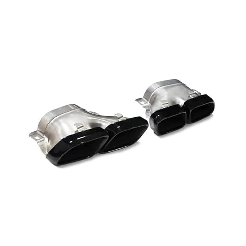 Embout d'échappement quadruple Benz W205 C300 kit C63 inox 2019-2021