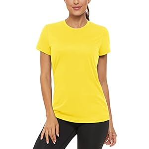 TACVASEN Women’s Short Sleeve Shirts Sun Protection T-Shrit UPF 50+ Quick Dry Outdoor Yoga Running Gym Workout Tops