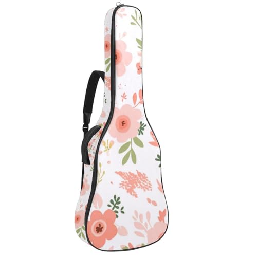 Sac pour guitare acoustique de 40 41 42 pouces étanche avec housse de protection rose