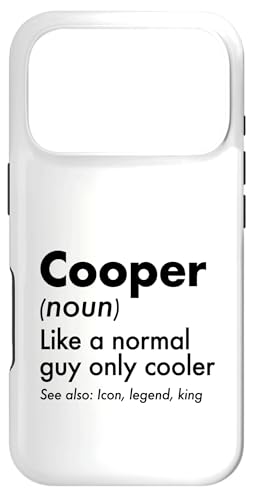 Cooper Like A Normal Guy Only Cooler Legend King �t�@�[�X�g�l�[�� �X�}�z�P�[�X iPhone 17 Pro �p