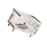 Tmboryuu Hygienische Chelo Container Plattform mit abnehmbarem Dükerbehälter und ungiftiger Außenseite für Tiersicherheit Haustiersicheres Düker Chelo Gehege