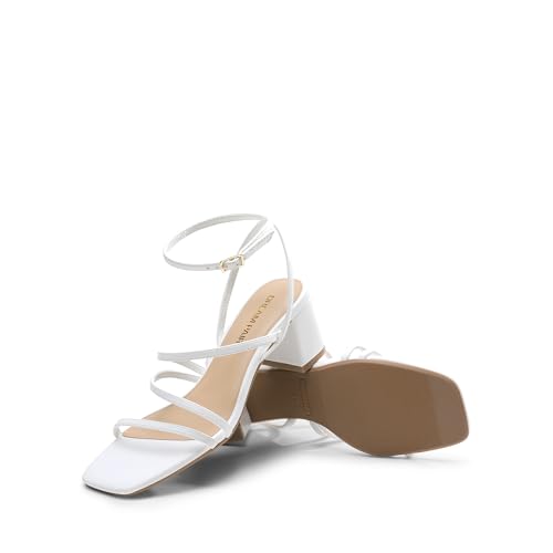 Image of DREAM PAIRS Womens Strappy Block Heel Sandals