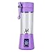 XCDMT 380Ml 2/4/6 Cuchillas Handhels Usb Botella Juicer Portátil Usb Fruta Eléctrica Cítrico Exprimidor De Limón Exprimidor Exprimidor Máquina