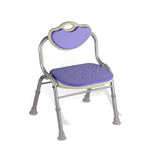 Chaise de douche réglable avec dossier et accoudoirs - 2