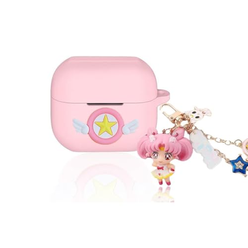 For Galaxy Buds 3 Pro/Buds 3 �P�[�X ���C�����X �C���z���P�[�X Galaxy Buds 3 Pro �Ή� �����[�d�\ �V���R���� ���C�����X �C���z���P�[�X ���킢�� �����ʔ��� ���� �ϏՌ� �J�o�[