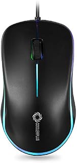 Coolerplus FC112 USB Optical Wired Computer Mouse with Easy Click for Office