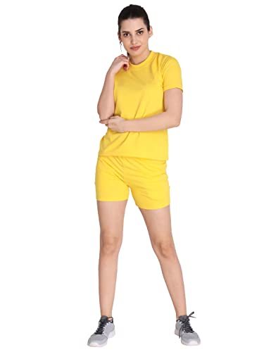Image of CHKOKKO Women's Regular Cotton Regular Fit Plain Shorts for Women