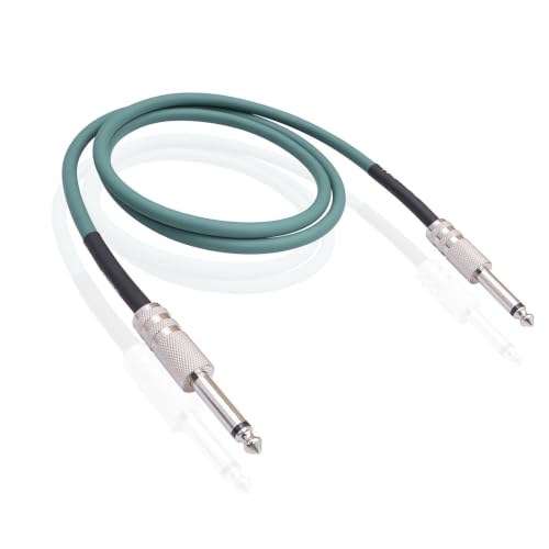 Cable de guitarra electrica mono 6.35 mm largo 10m profesional de bajo ruido