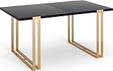 bureau loft industriel TABLE À MANGER EXTENSIBLE – Une table qui convient à chaque intérieur industriel et minimaliste. Des invités supplémentaires? Pas de problème! Cette table peut être étendue jusqu'à 220 cm de long, permettant à tout le monde de s'asseoir ensemble