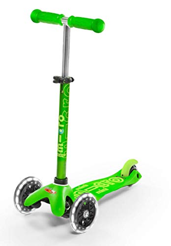Micro Kickboard - Mini Deluxe LED 3-Wheeled, Lean-to-Steer, Swiss-Designed Micro Scooter for Preschool