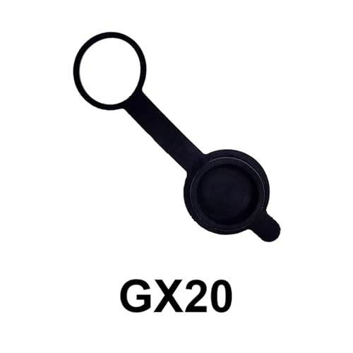 Cubierta GX20 de goma anti polvo para conectores circulares impermeables de chasis 2