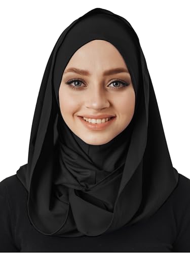 Cotton and Shiffon headscarf, instant hijab, ready to wear hijab for women2