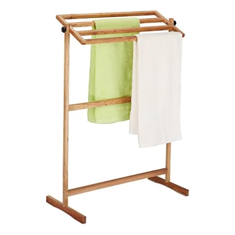 Porte-serviettes Relaxdays en bois Cover