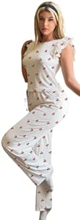 بيجامة كاجوال صيفية للنساء، مقاس واحد، كود 735