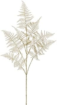 Allstate Asparagus Fern Artificial Floral Christmas Spray - 34" - Metallic Gold
