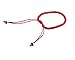 Forge Handmade Kabbalah Red String Bracelet with 2 Tiger Eye Bead- Good for Prosperity and Success