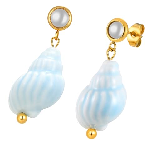 Pendientes De Vida Moderna Joyería Resistente Acero Inoxidable Para Mujeres Acento Cerámica Regalo Acento Cerámica Pendientes Únicos Regalos