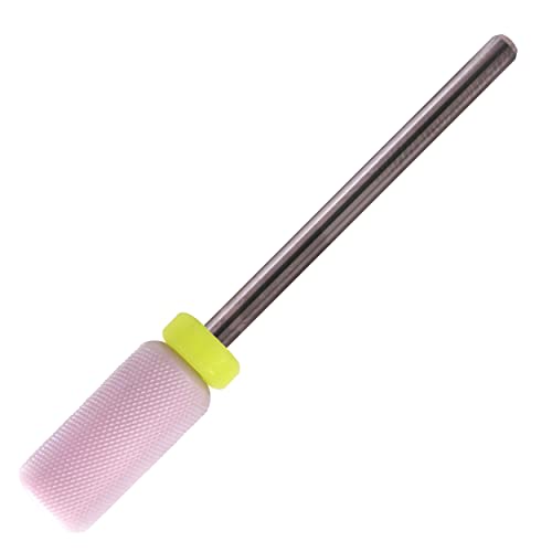 MIRACLE 3/32" Ceramic Nail Drill Bits Crystal Top Large Barrel Head for Drill Machines (Extra Fine)