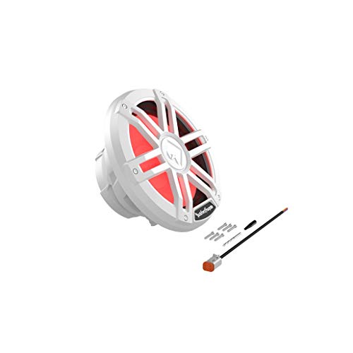 Rockford Fosgate M1D2-10 Color Optix 10" DVC 2-Ohm Multicolor LED Lighted Marine Subwoofer - White