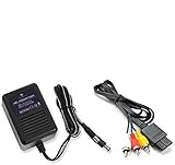 WICAREYO AC Power Adapter Wall Charger Power Supply with AV Cable for NES SNES Genesis1