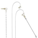 Cubilux 3.5mm MMCX Cable with Boom MIC, MMCX Replacement Cord with Microphone Compatible with SE215, SE315, SE425, SE535 and More, 4 Feet