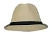 The Hatter Co. Tweed Classic Cuban Style Fedora Fashion Cap Hat - (5 Colors Available) (Straw)