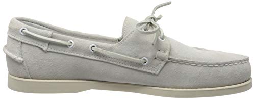 Image of Sebago Men's Docksides Portland Suede Boat Shoes, White White 911, 6 UK