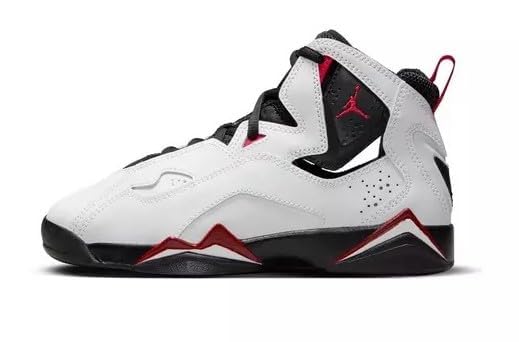 Jordan Toddler's True Flight White/Black-Varsity Red (343797 100) - 5