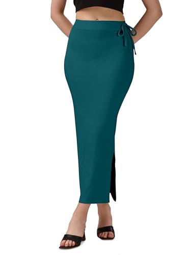 Image of Mehrang Microfiber Saree Shapewear Petticoat for Women, Cotton Blended Shape Wear Dress for Saree