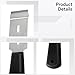 Bosreroy Adhesive Removal Scraper Tool, Plastic Handle, For Floor, Glass, Tile Cleaning, 5.9 X 2 X 0.8 In, Black