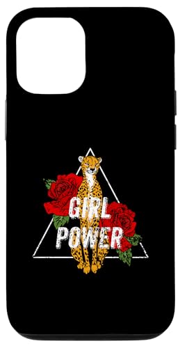 Carcasa para iPhone 14 Pro Girl Power Rose Cheetah