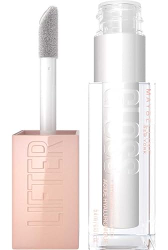 Maybelline New York, Brillo de labios Lifter Gloss, Hidratación Intensa y Labios Rellenos Sin Retoques, Fórmula con Ácido Hialurónico