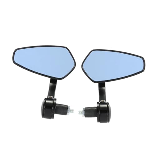 Espejo retrovisor de manillar para moto universal de 7/8 pulgadas con rotación 360